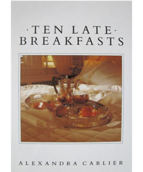 The cover of Ten Late Breakfasts for Two features a colour photograph of Smoked Salmon Parcels.