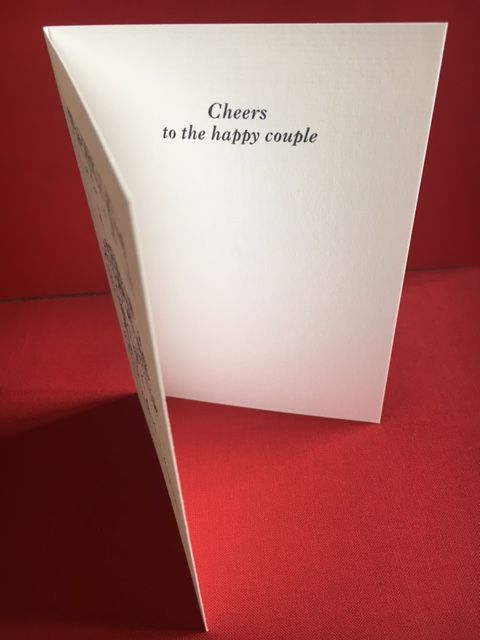 Shot of card, inside