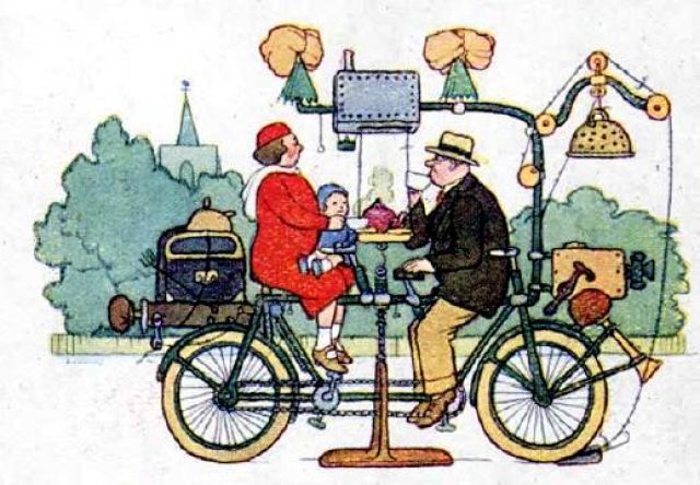 Weekend All-Weather Tandem, courtesy William Heath Robinson Trust.