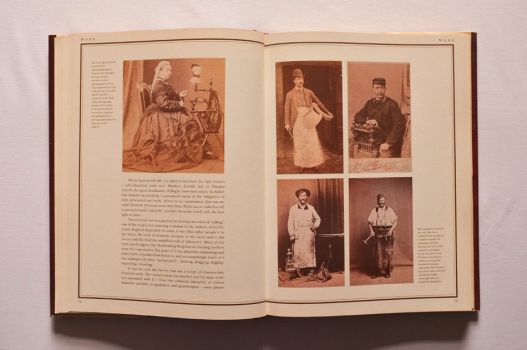 A double-page spread from Chapter 4 of A Victorian Portrait.