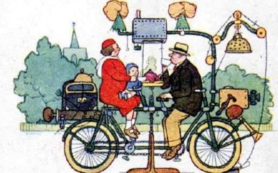 Weekend All-Weather Tandem, courtesy William Heath Robinson Trust.