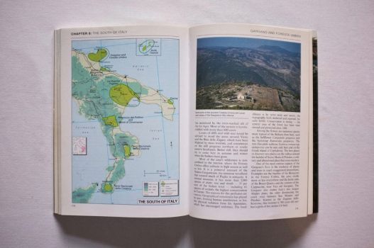 A double-page spread from Wild Italy by Tim Jepson introduces some of the wildest parts of Puglia.