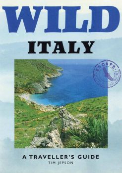 The light blue cover of Wild Italy is illustrated with a view of the Sicilian coast.