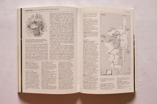 Double-page spread on Corsica from Chapter 8 of Wild France, edited by Douglas Botting.
