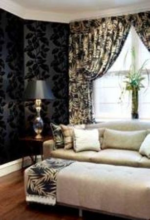 Curtains and upholstery by Mr Jones of Muswell Hill, North London