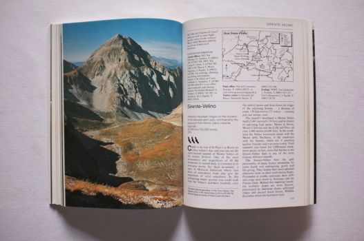 A photograph and map introduce the Gran Sasso and Apennine mountains.  