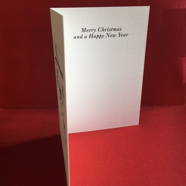 Photo of inside of card