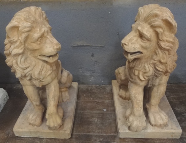 Pair of French Lions
