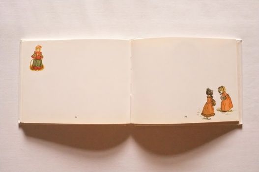 Alongside illustrations of young girls playing is space for autographs.