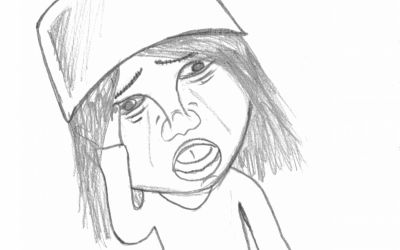 Ollie Cromwell's crowning dilemma. Illustration by Kulsoom Mirza